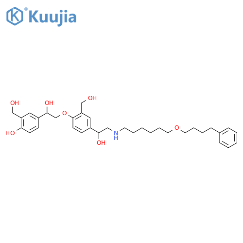 4-O-2-Hydroxy-2-4-hydroxy-3-(hydroxymethyl)phenylethyl Salmeterol structure