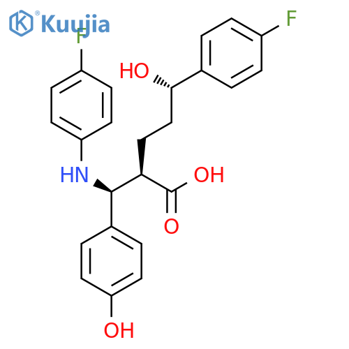 Ezetimibe Open-Ring Acid structure