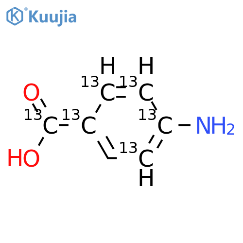 Benzocaine-13C6 structure
