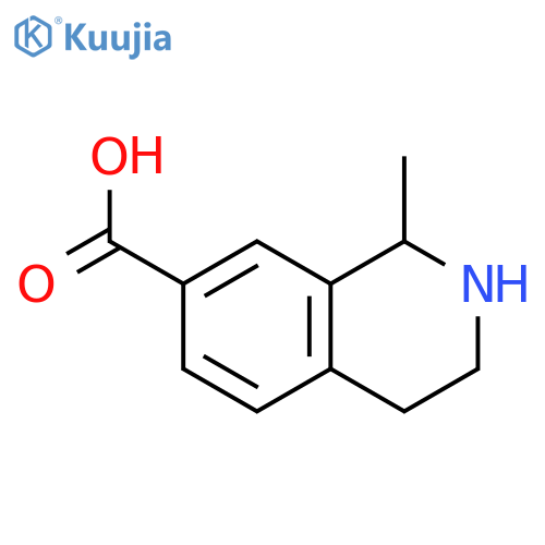 1-methyl-1,2,3,4-tetrahydroisoquinoline-7-carboxylic acid structure