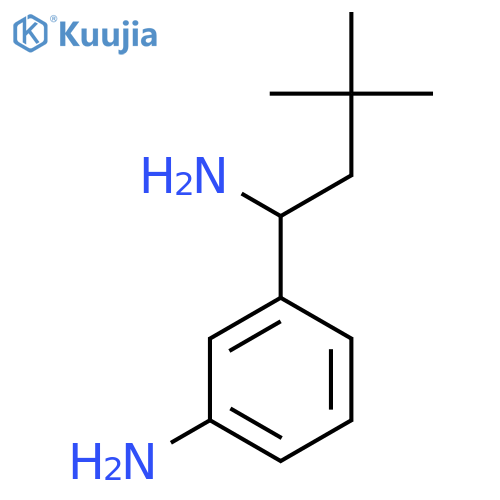 1-(3-Aminophenyl)-3,3-dimethylbutylamine structure