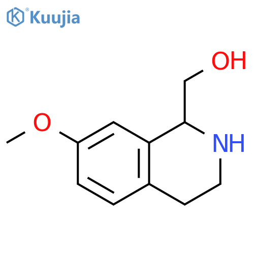 1-Isoquinolinemethanol, 1,2,3,4-tetrahydro-7-methoxy- structure