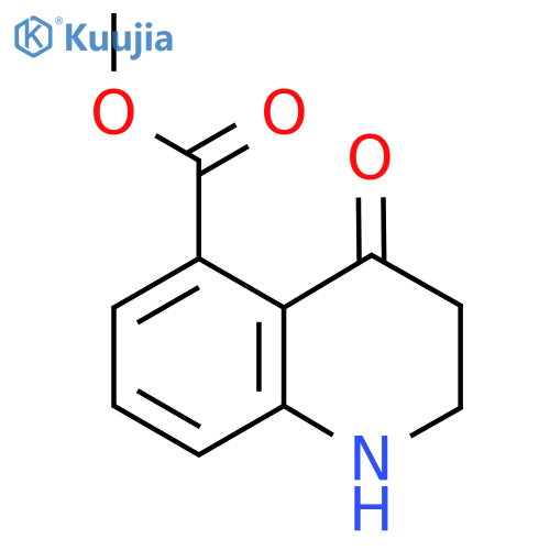 Methyl 4-oxo-1,2,3,4-tetrahydroquinoline-5-carboxylate structure