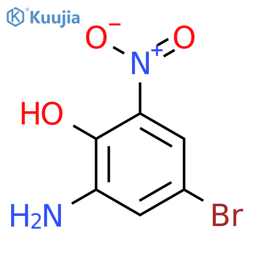 2-Amino-4-bromo-6-nitrophenol structure