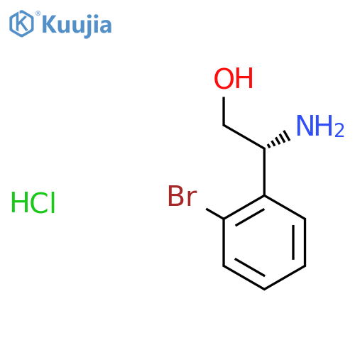(R)-2-Amino-2-(2-bromophenyl)ethanol hydrochloride structure