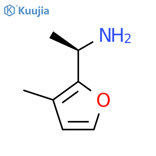 (1R)-1-(3-methylfuran-2-yl)ethan-1-amine structure