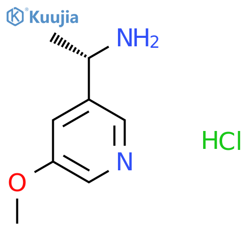 (S)-1-(5-Methoxypyridin-3-yl)ethanamine hydrochloride structure