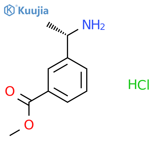 (S)-Methyl 3-(1-aminoethyl)benzoate hydrochloride structure