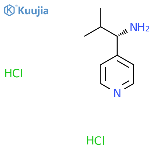 (S)-2-Methyl-1-pyridin-4-YL-propylamine dihydrochloride structure