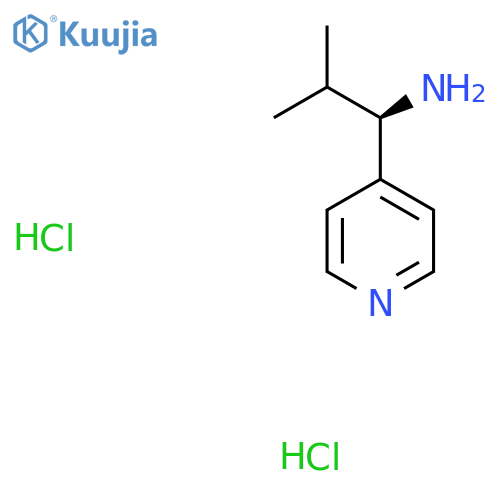 (R)-2-Methyl-1-pyridin-4-yl-propylamine dihydrochloride structure