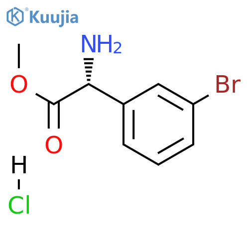 (R)-Methyl 2-amino-2-(3-bromophenyl)acetate HCl structure