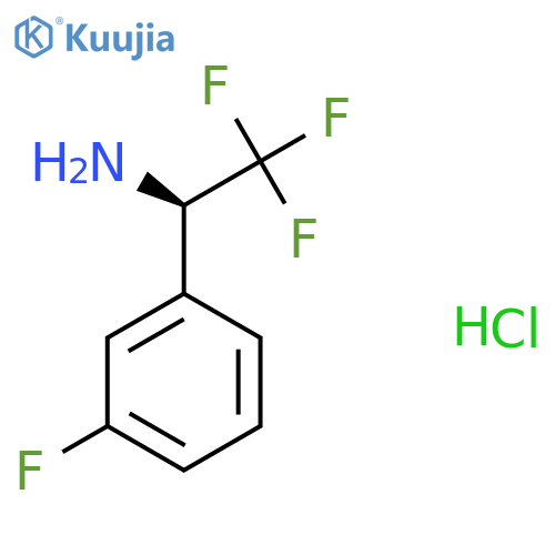 (R)-2,2,2-Trifluoro-1-(3-fluorophenyl)ethylamine Hydrochloride structure