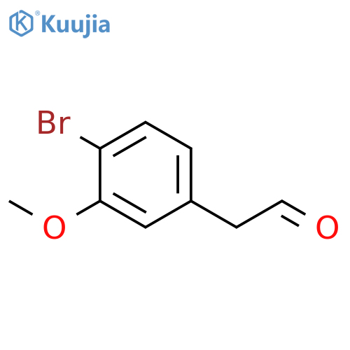 2-(4-bromo-3-methoxyphenyl)acetaldehyde structure