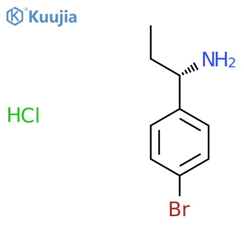(S)-1-(4-Bromophenyl)propan-1-amine hydrochloride structure