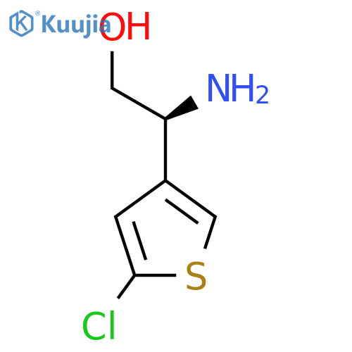 (2S)-2-amino-2-(5-chlorothiophen-3-yl)ethan-1-ol structure
