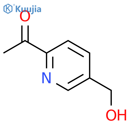 1-(5-(Hydroxymethyl)pyridin-2-yl)ethanone structure
