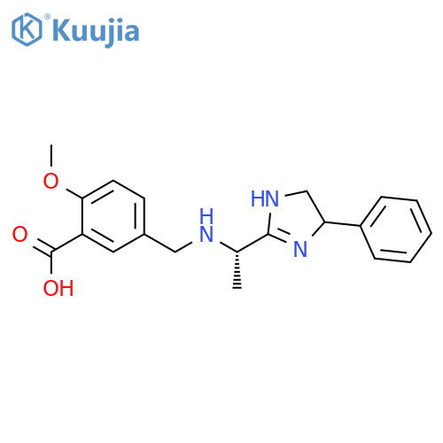 (S)-Methyl 2-Methoxy-5-((1-(4-phenyl-1H-imidazol-2-yl)ethylamino)methyl)benzoate structure