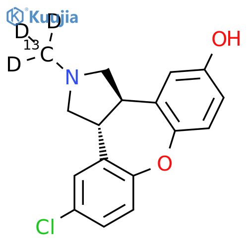 11-Hydroxyasenapine-13CD3 structure