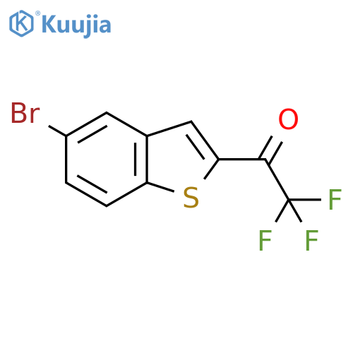 1-(5-broMobenzo[b]thiophen-2-yl)-2,2,2-trifluoroethanone structure