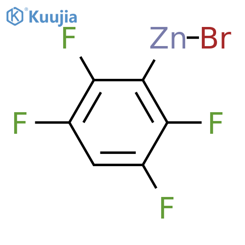 2,3,5,6-tetrafluorophenylzinc bromide structure