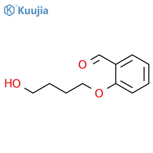 2-(4-hydroxybutoxy)benzaldehyde structure