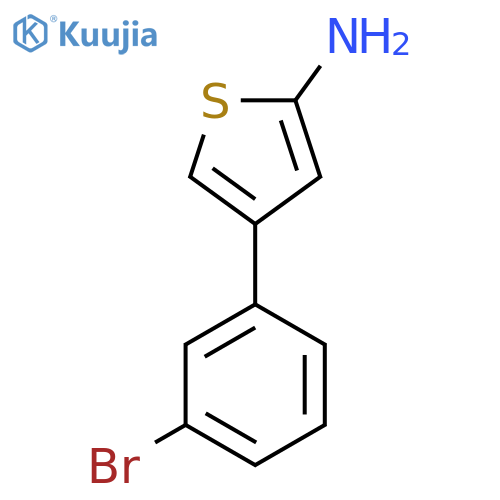4-(3-Bromophenyl)thiophen-2-amine structure