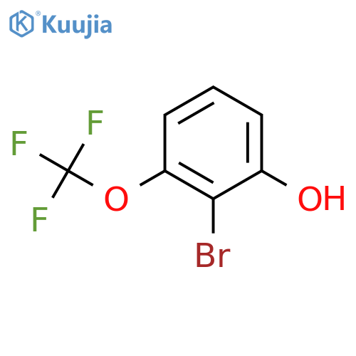 2-bromo-3-(trifluoromethoxy)phenol structure