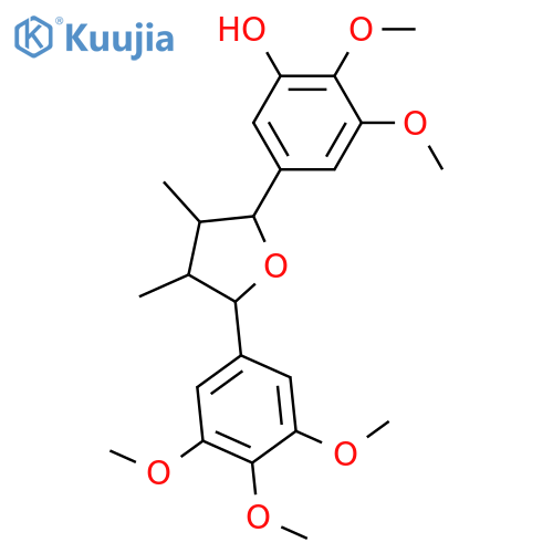 Phenol, 2,3-dimethoxy-5-[(2R,3S,4S,5S)-tetrahydro-3,4-dimethyl-5-(3,4,5-trimethoxyphenyl)-2-furanyl]-, rel-(+)- structure
