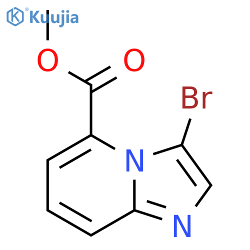 Methyl 3-bromoimidazo[1,2-a]pyridine-5-carboxylate structure