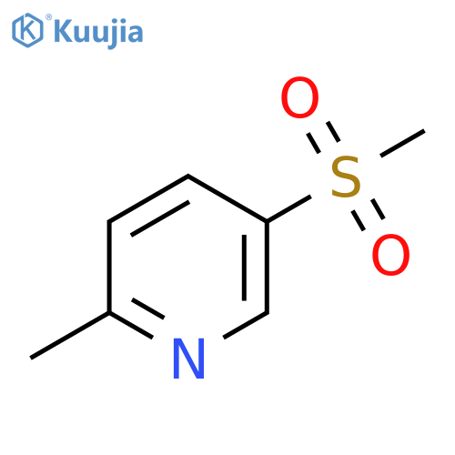 5-METHANESULFONYL-2-METHYLPYRIDINE structure