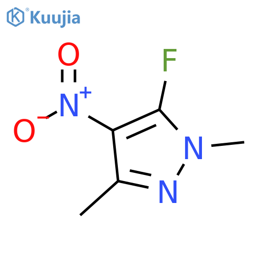 5-fluoro-1,3-dimethyl-4-nitro-1H-pyrazole structure