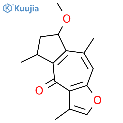 8,12-Epoxy-2-hydroxy-1(5),7,9,11-guaiatetraen-6-one; (2α,4α)-form, Me ether structure