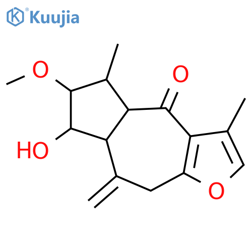 8,12-Epoxy-2,3-dihydroxy-7,10(14),11-guaiatrien-6-one; (1β,2β,3α,4β,5β)-form, 3-Me ether structure