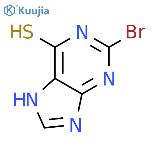 2-Bromo-7H-purine-6-thiol structure