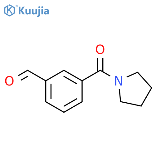 3-(1-Pyrrolidinylcarbonyl)benzaldehyde structure