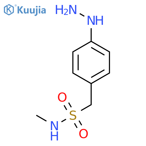 1-(4-Hydrazinylphenyl)-N-methylmethanesulfonamide structure