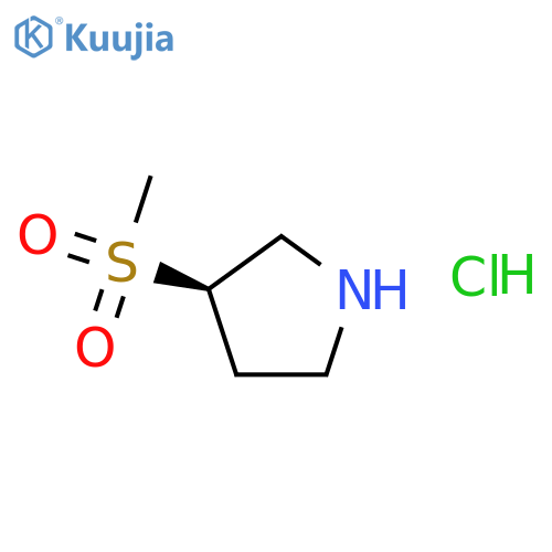 (R)-3-(Methylsulfonyl)pyrrolidine hydrochloride structure