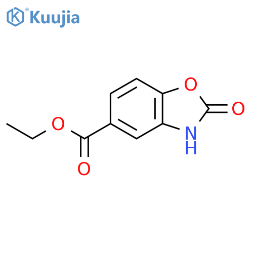Ethyl 2-oxo-2,3-dihydro-1,3-benzoxazole-5-carboxylate structure