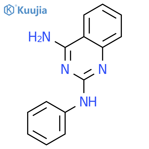 N~2~-phenyl-2,4-quinazolinediamine hydrochloride structure