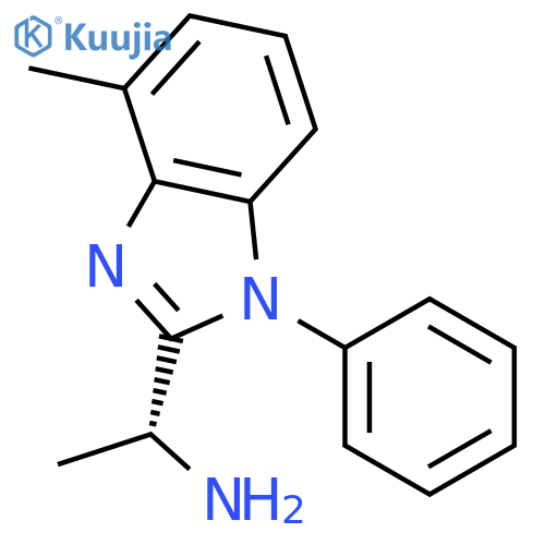 (R)-1-(4-Methyl-1-phenyl-1H-benzo[D]imidazol-2-YL)ethanamine structure