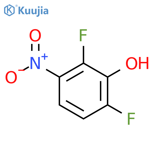 2,6-Difluoro-3-nitrophenol structure