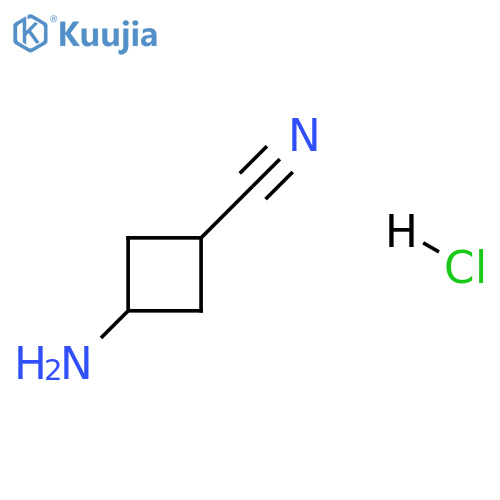 3-Aminocyclobutane-1-carbonitrile Hydrochloride structure