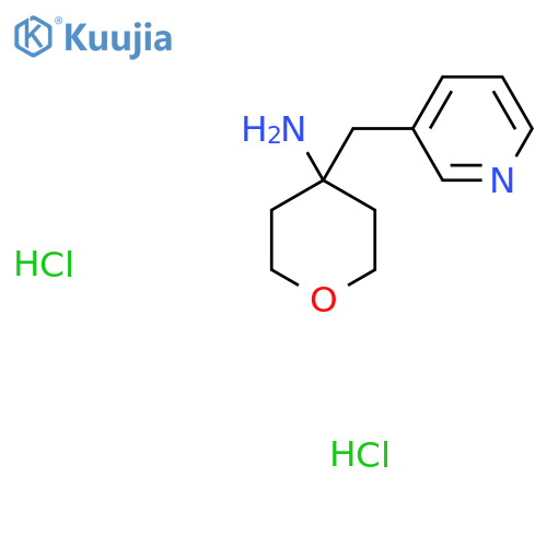 4-(Pyridin-3-ylmethyl)tetrahydro-2H-pyran-4-amine dihydrochloride structure
