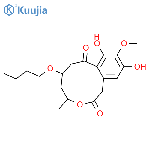 Xestodecalactone B; 3,5-Diepimer, 12-methoxy, 3-butyl ether structure