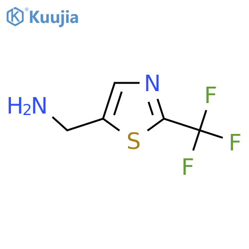 [2-(trifluoromethyl)-1,3-thiazol-5-yl]methanamine structure