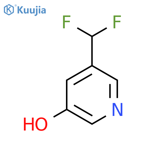 5-(Difluoromethyl)pyridin-3-OL structure