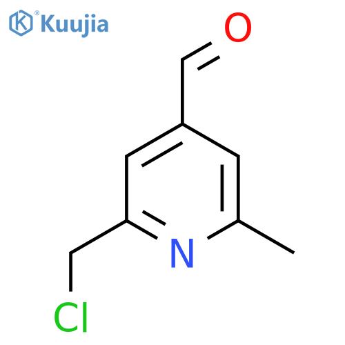 2-(Chloromethyl)-6-methylisonicotinaldehyde structure