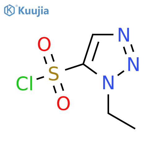 1-Ethyl-1H-1,2,3-triazole-5-sulfonyl chloride structure