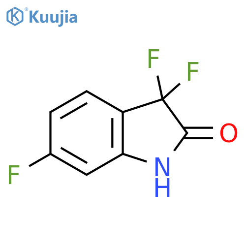3,3,6-Trifluoro-1,3-dihydro-indol-2-one structure