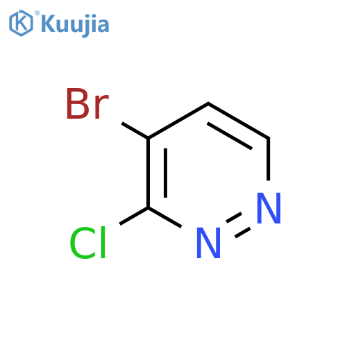 4-Bromo-3-chloropyridazine structure